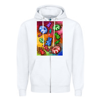 White candies  air freshener Zipper Hoodie - AdoDesignShop