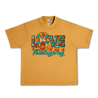 Peanut Butter Love Thanksgiving Gobble And Frappe Urban Heavy Tee - FaDigitalArtStudio