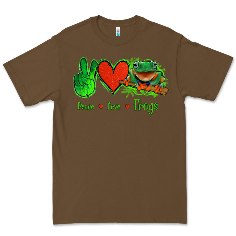 Peace Love Frogs Premium Tee by Jasminsmagicworld | Teevron