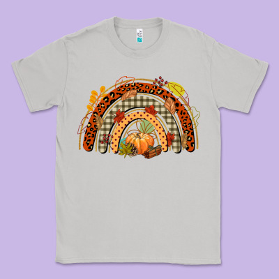 Fall Rainbow Classic Tee Designed By Cowgirlartshop