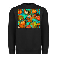 Black pumpkin spice and pumpkin Heavyweight Sweatshirt - AdoDesignShop