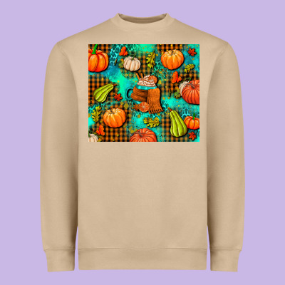 Pumpkin Spice And Pumpkin Heavyweight Sweatshirt Designed By Adodesignshop