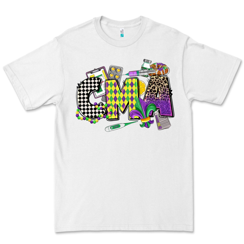 Cma Mardi Gras Certified Medical Assistant Premium Tee by CowGirlArtShop | Teevron