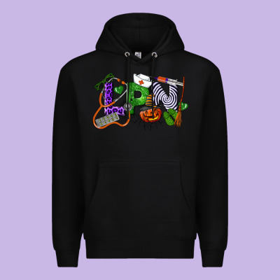 Halloween Lpn Licensed Practical Nurse Premium Hoodie Designed By Lillyallendesigns