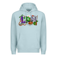 Blue Mist Halloween LPN Licensed Practical Nurse Premium Hoodie - LillyAllenDesigns