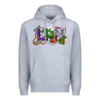 Heather Grey Halloween LPN Licensed Practical Nurse Premium Hoodie - LillyAllenDesigns