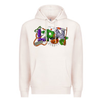 Pale Pink Halloween LPN Licensed Practical Nurse Premium Hoodie - LillyAllenDesigns