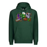 Sports Green Halloween LPN Licensed Practical Nurse Premium Hoodie - LillyAllenDesigns