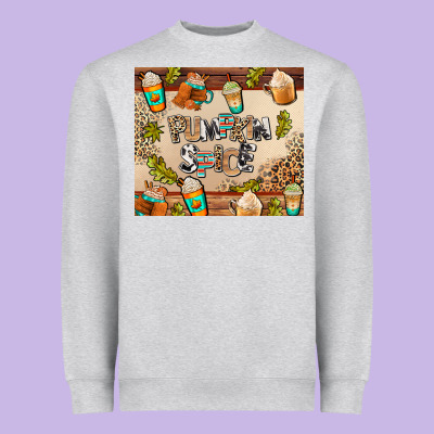 Pumpkin Spice Heavyweight Sweatshirt Designed By Adodesignshop