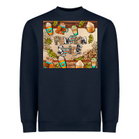 Navy pumpkin spice Heavyweight Sweatshirt - AdoDesignShop