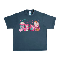 Midnight Navy pink Christmas coffee Urban Heavy Tee - Jasminsmagicworld