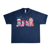 Navy pink Christmas coffee Urban Heavy Tee - Jasminsmagicworld
