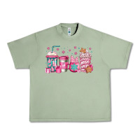 Oil Green pink Christmas coffee Urban Heavy Tee - Jasminsmagicworld