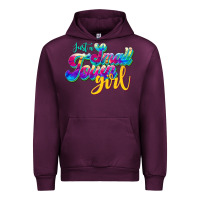 Mauve Wine just a small town girl Urban Hoodie - JahusDesignShop