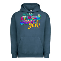 Pigment Midnight Navy just a small town girl Urban Hoodie - JahusDesignShop