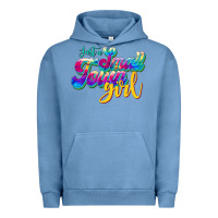 Pigment Pebble Blue just a small town girl Urban Hoodie - JahusDesignShop