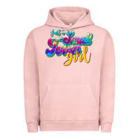 Pigment Salmon just a small town girl Urban Hoodie - JahusDesignShop
