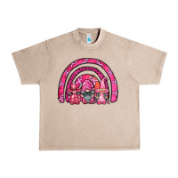 French Oak breast cancer rainbow gnomes Urban Heavy Tee - FaDigitalArtStudio