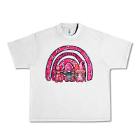 Breast Cancer Rainbow Gnomes Urban Heavy Tee | Teevron