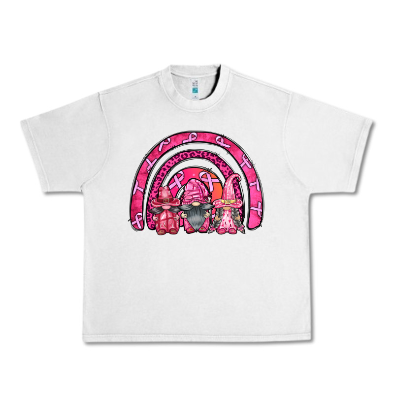 Breast Cancer Rainbow Gnomes Urban Heavy Tee by FaDigitalArtStudio | Teevron