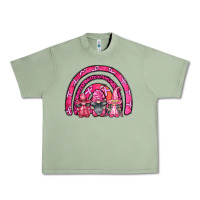 Oil Green breast cancer rainbow gnomes Urban Heavy Tee - FaDigitalArtStudio