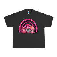 Pigment Black breast cancer rainbow gnomes Urban Heavy Tee - FaDigitalArtStudio