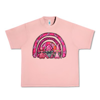 Salmon breast cancer rainbow gnomes Urban Heavy Tee - FaDigitalArtStudio