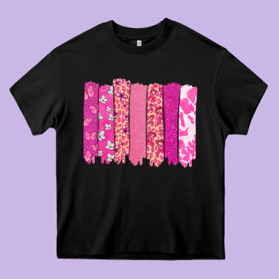 Cancer Brushstroke Cancer Awareness Heavy Core Tee Designed By Howdyjamesfarm
