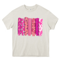 Cream Cancer brushstroke Cancer Awareness Heavy Core Tee - HowdyJamesFarm