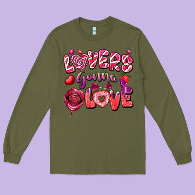 Lovers Gonna Love Long Sleeve Tee Designed By Fadigitalartstudio