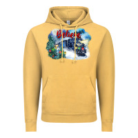 Vintage Mustard believe polar express Vintage Hoodie - FaDigitalArtStudio