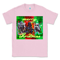 Bubblegum Pink merry christmas gnomies Classic Tee - CowGirlArtShop