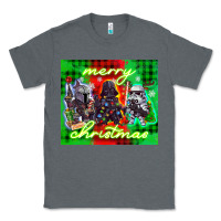 Charcoal Heather merry christmas gnomies Classic Tee - CowGirlArtShop