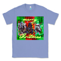 Colony Blue merry christmas gnomies Classic Tee - CowGirlArtShop