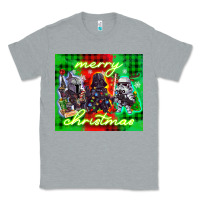 Heather Grey merry christmas gnomies Classic Tee - CowGirlArtShop