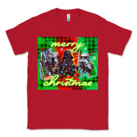 Red merry christmas gnomies Classic Tee - CowGirlArtShop