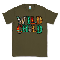 Army Green western wild child Classic Tee - Jasminsmagicworld