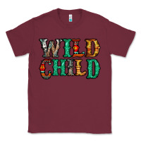 Burgundy western wild child Classic Tee - Jasminsmagicworld