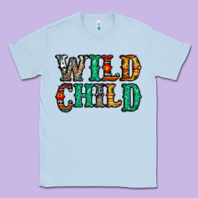 Western Wild Child Classic Tee Designed By Jasminsmagicworld