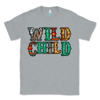 Heather Grey western wild child Classic Tee - Jasminsmagicworld