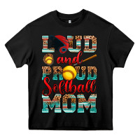 Black loud and proud softball mom Heavy Core Tee - RanaPortraitStore