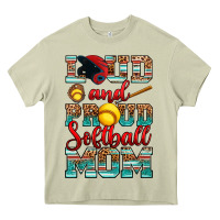 Mossy loud and proud softball mom Heavy Core Tee - RanaPortraitStore