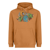 Meerkat horseshoe leopard gemstone cactus patch Heavyweight Hoodie - AdoDesignShop