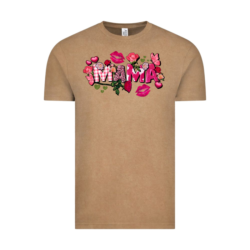 Valentine's Day Mama Vintage Tee by FaDigitalArtStudio | Teevron