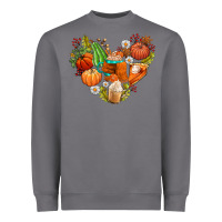 Storm pumpkin and latte with fall Heavyweight Sweatshirt - AdoDesignShop
