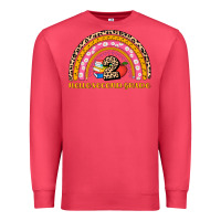 Cardinal back to school rainbow hello second grade Premium Sweatshirt - AdoDesignShop