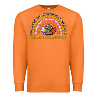 Carrot back to school rainbow hello second grade Premium Sweatshirt - AdoDesignShop