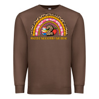 Chestnut back to school rainbow hello second grade Premium Sweatshirt - AdoDesignShop
