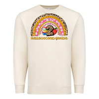 Sandshell back to school rainbow hello second grade Premium Sweatshirt - AdoDesignShop