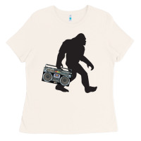 Bone bigfoot beatbox boom box retro   bigfoot boom box Ladies Tee - DesigneFamous